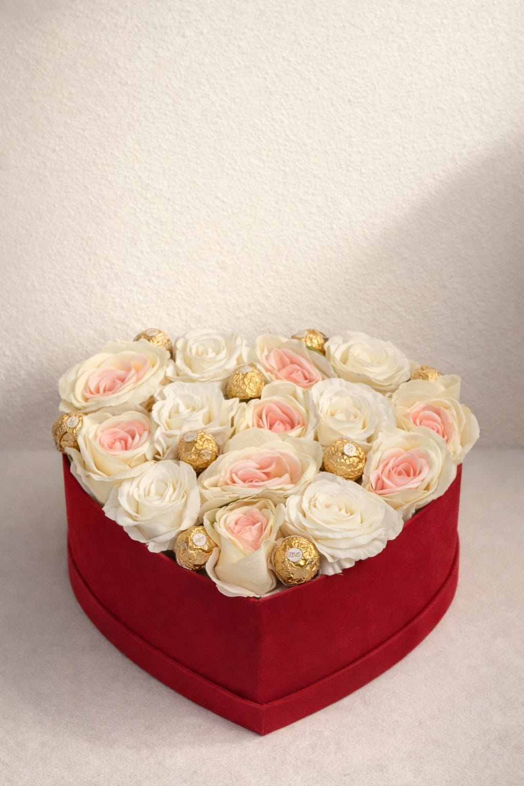 Kalp Kutu Gül & Çikolata