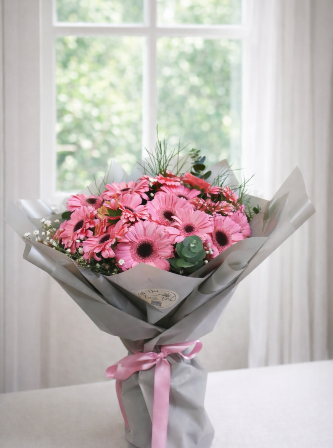 Pembe Gerbera Buketi