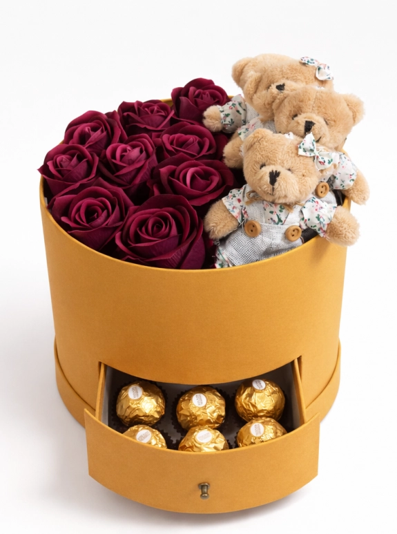 Gold Secret Love Box
